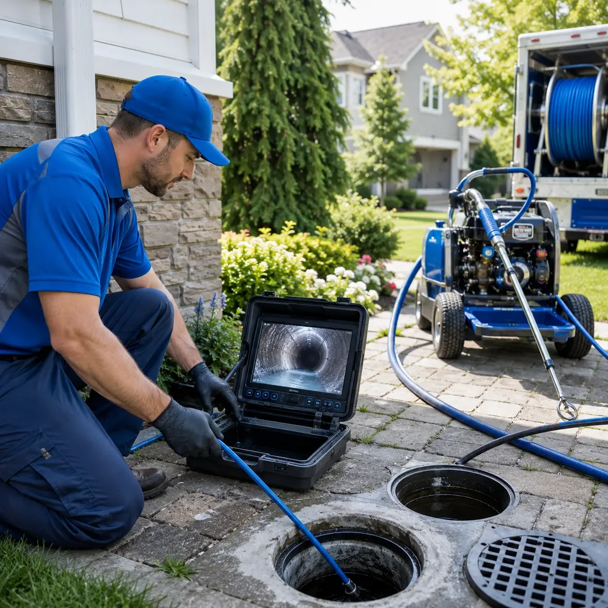 Outdoor drain cleaning professionals serving Lucasville, OH