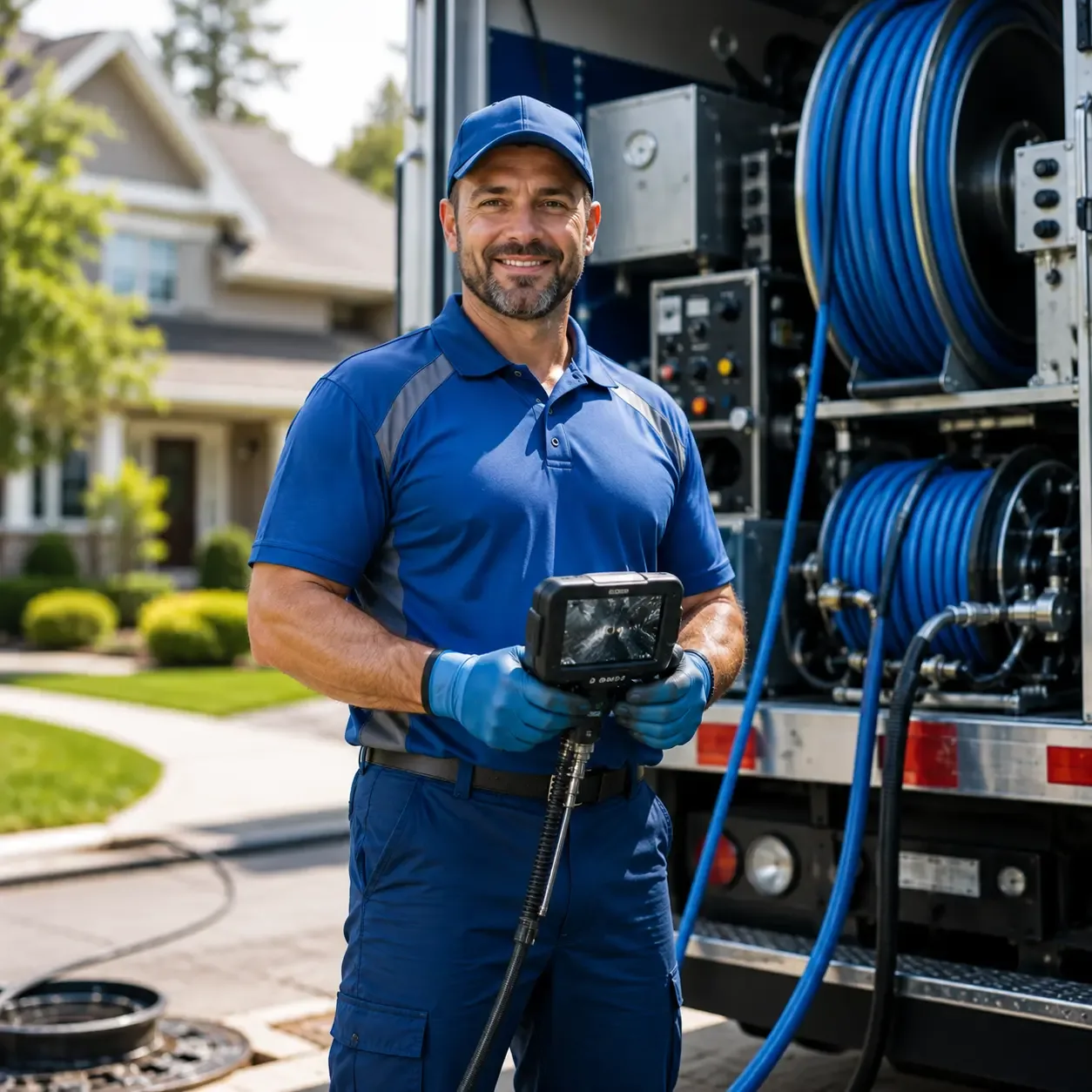 Local outdoor drain cleaning specialists in Lucasville, OH